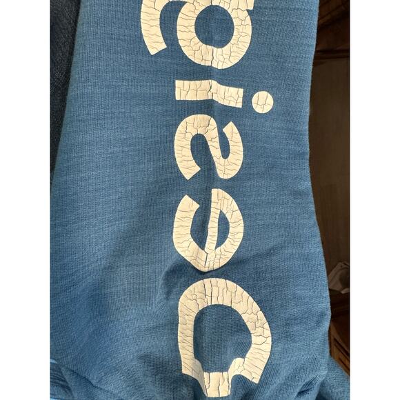 DESIGUAL NWT $79 Frozen II Blue Cropped Hoodie White Logo Size Y 5/6 - Picture 2 of 6
